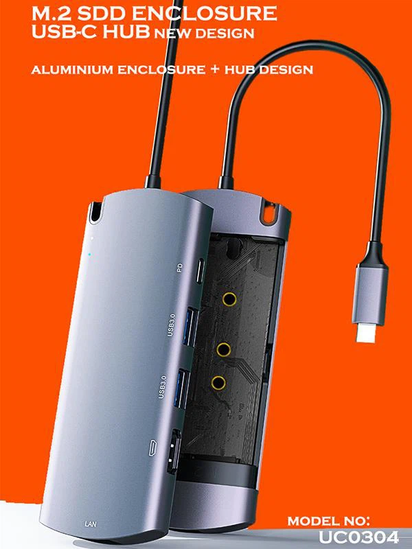 Usb Type C M.2 Nvme Ssd Enclosure Adapter