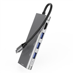 موزع قارئ بطاقة USB C HDMI بدون PD