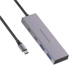 USB GEN2 من النوع C إلى 2X USB A + 2XUSB C Data Hub