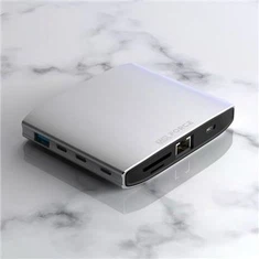 USB C Dock مع شحن ممر إيثرنت 12 في 1 تصميم